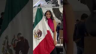 Clasificaciones de Miss México en Certámenes de Belleza 🇲🇽 missmexico mexico missworld [upl. by Alolomo]