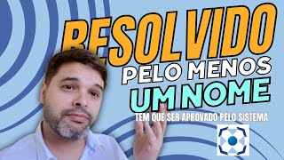 Pelo menos 1 nome tem que ser aprovado pelo sistema Resolvido JUCERJA [upl. by Marcelia646]