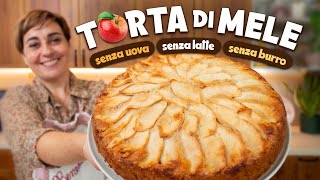 T🍎RTA DI MELE SEMPLICE Ricetta Senza Uova Senza Latte e Senza Burro  Fatto in Casa da Benedetta [upl. by Fan]