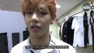 BANGTAN BOMB V is wearing BOMB BTS 방탄소년단 [upl. by Gascony]