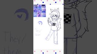 Making a oc from a moodboard Music by Chillpeach art characterartist characterdesign moodboard [upl. by Yousuf435]