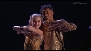 Mandla Morris amp Brightyn Brems  DWTS Juniors Week 1 Jive [upl. by Sharity]