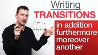 Writing  Transitions  in addition moreover furthermore another [upl. by Sheridan744]