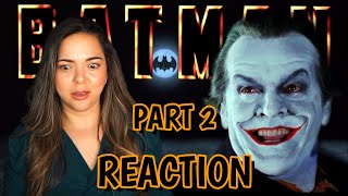 Watching BATMAN 1989  REACTION PART 2  REVIEW [upl. by Htehpaj]