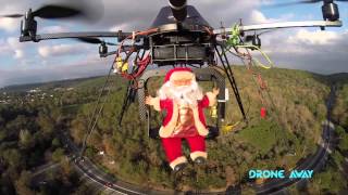 Le pere noel en drone [upl. by Terza218]