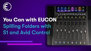 Spill Folder Tracks with Avid S1  You Can with EUCON [upl. by Persas183]