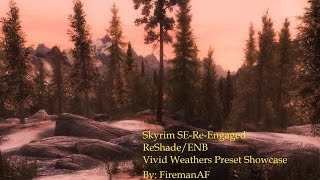 SkyrimSE Re Engaged ReShadeampENB Vivid Showcase [upl. by Artur350]