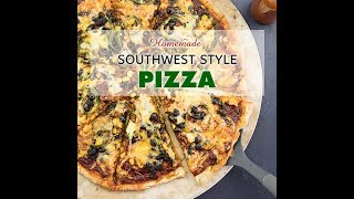 Homemade Southwest Style Pizza shorts [upl. by Annaeirb]