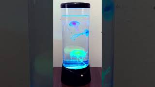 Jellyfish Mood Lamp 7 Color Changing Aquarium USB Powered Jellyfish Bubble Night Light Mood Lamp [upl. by Cordier]