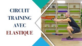 Renforcement avec Elastique Sveltus Circuit training avec bande de résistance [upl. by Eppie]