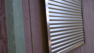 Rolling Shutters Security Shutters on Cabin [upl. by Duile]