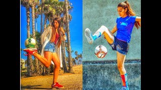 Amazing Skills Lisa Zimouche Freestyle ball Compilation 2 [upl. by Simeon649]