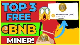 TOP 3 MELHORES MINERADORAS EM NUVEM GRÁTIS DE BINANCE COIN BNB [upl. by Rodama]