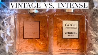 New CHANEL Coco MADEMOISELLE INTENSE Unboxing amp Vintage Comparison [upl. by Revkah62]