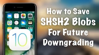 How to Prepare for iOS Downgrades  Save SHSH2 Blobs using TSSChecker [upl. by Kassia]