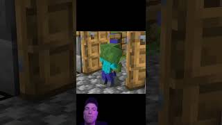 Help baby Zombie make the right choice 😎😊 Reaction shortminecraft animationminecraft [upl. by Arema]