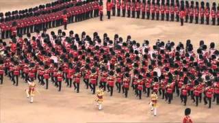 4 Trooping the Colour  Escort to the Colour [upl. by Elockcin]