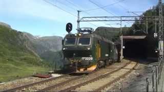 Flåmsbana  Flam Railway  Amazing Norwegian Mountain Railway [upl. by Borchers]