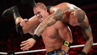 Raw Randy Orton vs John Cena [upl. by Eniar]