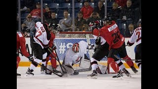 Team Canada  World Junior Selection vs Usports pregame and warmups  December 13 2017 [upl. by Nuzzi178]