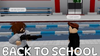 ROBLOX Brookhaven 🏡RP  FUNNY MOMENTS SCHOOL 4 [upl. by Zennas673]