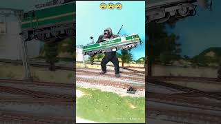 Indian Railways Model Train Accident  Train Crash  train video shorts indianrailways train [upl. by Issi127]