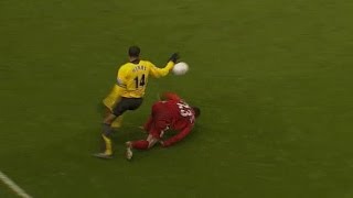 Thierry Henry crazy run vs Jamie Carragher [upl. by Bonnette]