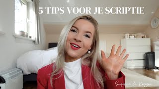 5 tips om je scriptie te halen [upl. by Follansbee]