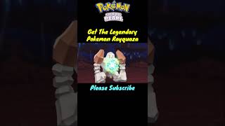 Pokemon Shining Pearl  Get The Legendary Pokemon Rayquaza pokemon shorts walkhtrough gameplay [upl. by Ayikan]