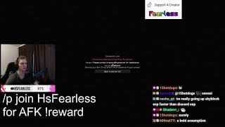 HSFearless Banned Live on Stream [upl. by Ramad]