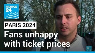 Paris 2024 Olympic Games Fans unhappy with exhorbitant ticket prices • FRANCE 24 English [upl. by Lucho]