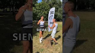 Jak głęboko gwoździa wbije Maślana chudyshow hammer challenge sport gym fitness shorts [upl. by Mulligan26]