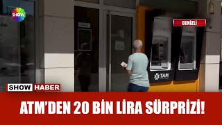 Bir tuşa bastı ATM 20 bin 400 lira verdi [upl. by Utley778]