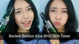 BENTON ALOE BHA SKIN TONER REVIEW BAHASA with English Sub [upl. by Tadio455]