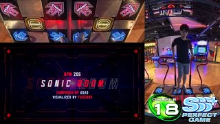 PUMP IT UP PHOENIX SONIC BOOM D18 PERFECT GAME [upl. by Ezra10]