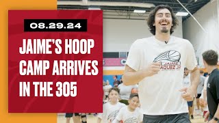 Jaime Jaquez Jr Brings Basketball Camp For Kids To Miami  August 29 2024 [upl. by Aletha]