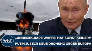 PUTINS KRIEG quotEine unbesiegbare Waffe Hat sonst keinerquot SuperRakete Neue Drohung gegen Europa [upl. by Vicky]