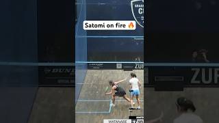 How to win a squash match with Watanabe 😎 [upl. by Pascal]