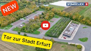 Wohnmobilstellplatz „Tor zur Stadt Erfurt“ Messe Erfurt topstellplatz [upl. by Ulrich]