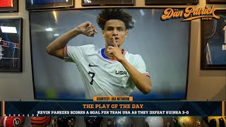 Play Of The Day Kevin Paredes Scores A Goal For Team USA As The Defeat Guinea 30  73124 [upl. by Dunston]