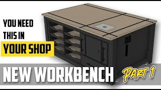 The Perfect Garage Workbench amp Outfeed Table  Part 1 [upl. by Hawken]