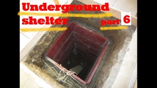 UNDERGROUND shelter How to build an underground Bunker 6 [upl. by Akeirahs]