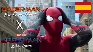 Misterio revela la identidad de SpiderMan  Far from Home X No Way Home Castellano HD [upl. by Suolevram]