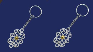 How To Make A Paper Quilling Keychain  Quilling Art [upl. by Akina]