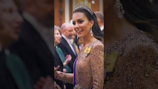 Catherine In Full Princess Mode In Dazzling Jenny Packham And Queen Elizabeth II’s Earrings 💎 [upl. by Jenkins]