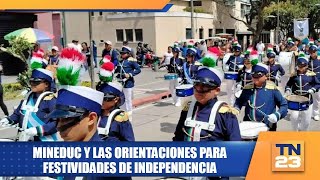 MINEDUC y las orientaciones para festividades de independencia [upl. by Yttak]