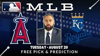 Angels Vs Royals MLB Picks for Tuesday 820  MLB Picks And Parlays [upl. by Kelsi281]