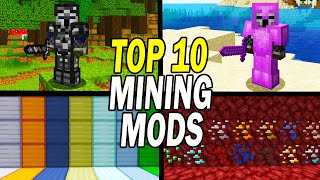 Top 10 Minecraft Mining Mods Ore amp Gemstone Mods 2 [upl. by Hoenack176]