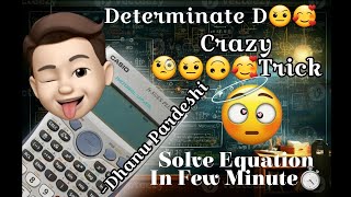 Determinate Solution TricksDhanu Crazy TricksMath××loverDhanu Mathematicianmathsshortsytlove [upl. by Eneloj]