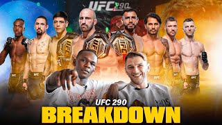 Israel Adesanya amp Dan Hooker Breakdown The STACKED UFC 290 Pay Per View [upl. by Eirrab]